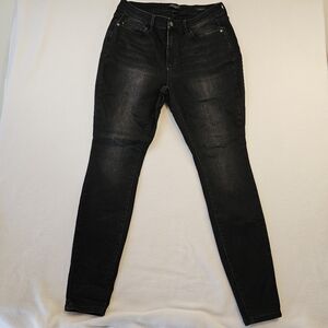 Judy Blue Los Angeles Women's Black Jeans Skinny Fit Size 16W